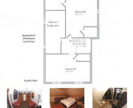 Floor Plan Apt E (Penthouse Level 2)